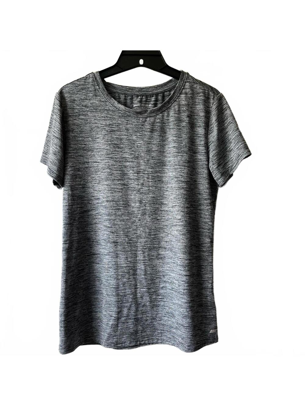 Amazon Essentials Heather Gray Women's Short Sleeve T-shirt